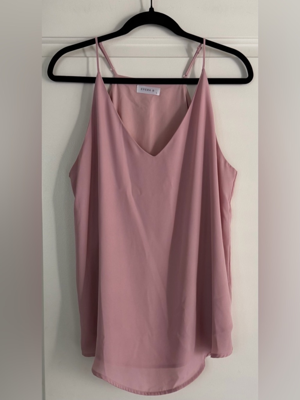 Evera B Blush Pink V-Neck Camisole